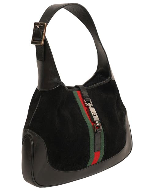 vintage gucci suede handbag